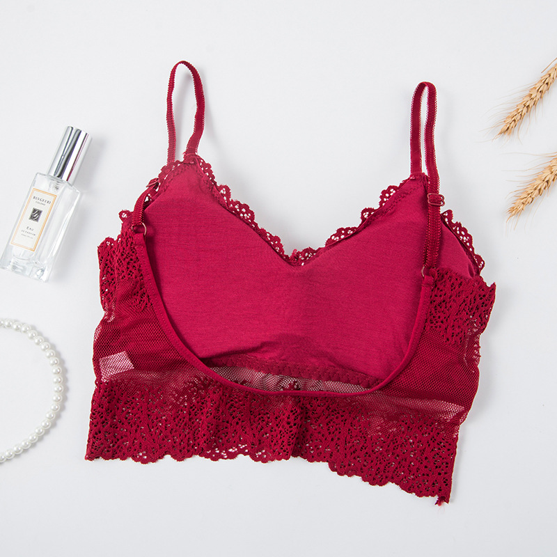 Sheer Bra Lace - Soutien-gorge Push Up en dentelle pour
