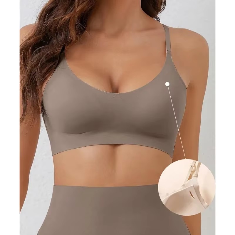 Mastectomy Bra Pocket - Soutien doux sous-vêtements sans couture rassemblement