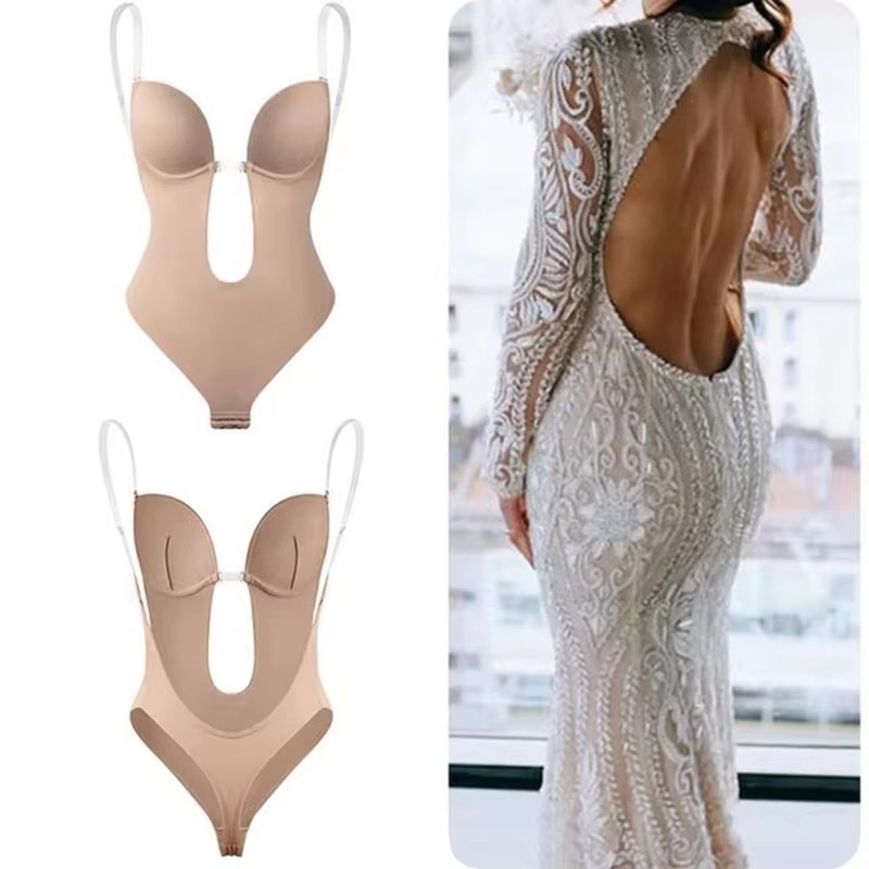 Soutien-gorge gainant sans dos - Plunge Bra Push Up avis et prix